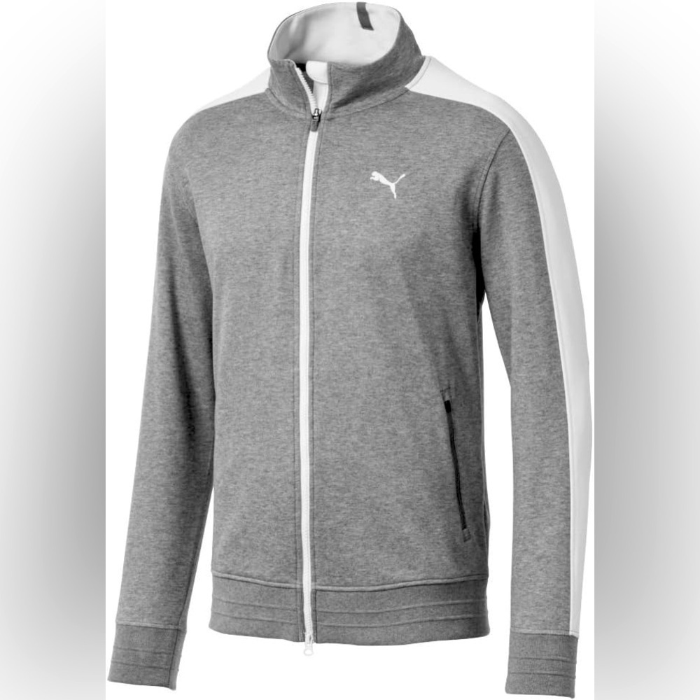 Puma large Full-zip logo T7 track Long 19’ in sleeve.  mens large  jacket